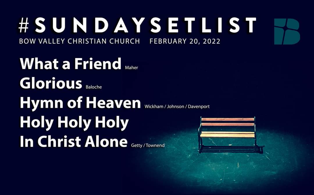 bvcchurch's tweet photo. Join us for worship this coming Sunday as we continue our new teaching series "Space for Grace"! 

#SundaySetlist #BVCChurch #UnleashingLove #WorshipYYC https://t.co/BXtRNEFx0E
