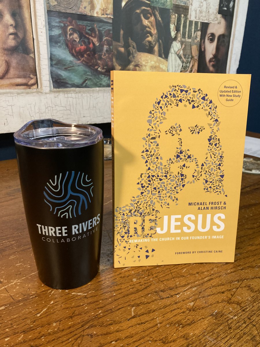 So excited for our next gathering of Three Rivers Collaborative <a href="/3RiversCollab/">Three Rivers Collaborative</a> on February 25-26 <a href="/JohnsonUniv/">JohnsonUniv</a>, and thrilled to be able to give everyone joining the first available copies of Frost/Hirsch's REJESUS anywhere.  <a href="/100MPublishing/">100 Movements Publishing</a>