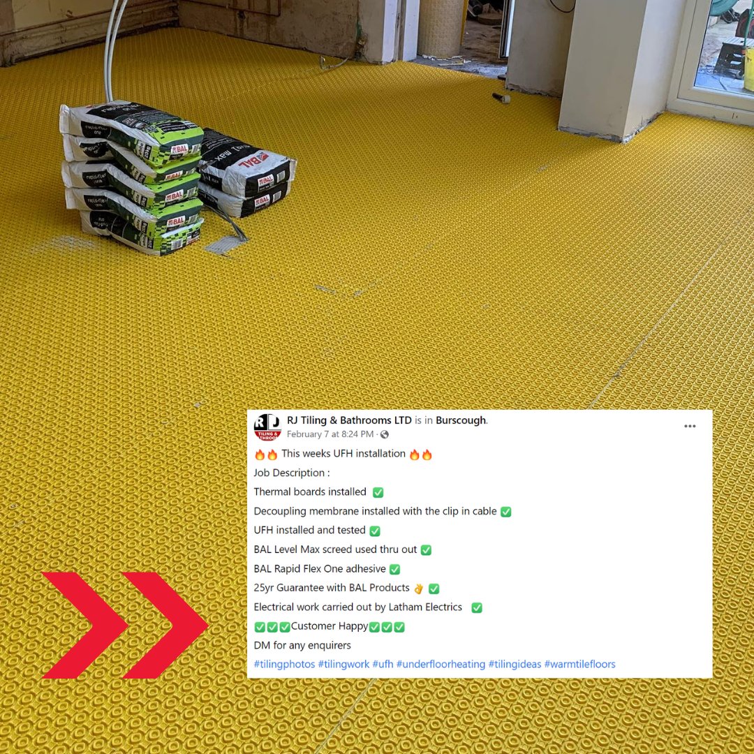 BALtiling's tweet photo. ๐ธA full BAL solution from RJ Tiling Edinburgh in this fantastic project!
BAL Level Max levelling compound โ
BAL Rapid Flex One adhesive โ
25 year written guarantee with BAL Products โ
Why not share your project pics with #BALTiling ??
#tiles #adhesive https://t.co/XWo0nZ9HrL