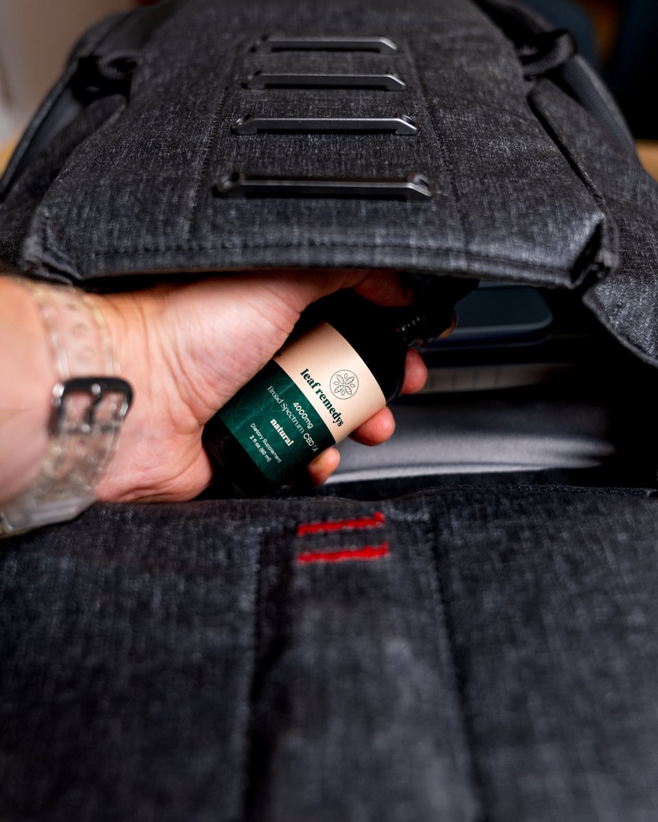 LeafRemedys's tweet photo. whether it's travel, work, or school. Stay calm with your favorite CBD products everywhere you go. Where do take your CBD on the go? https://t.co/7bAcHmamWK