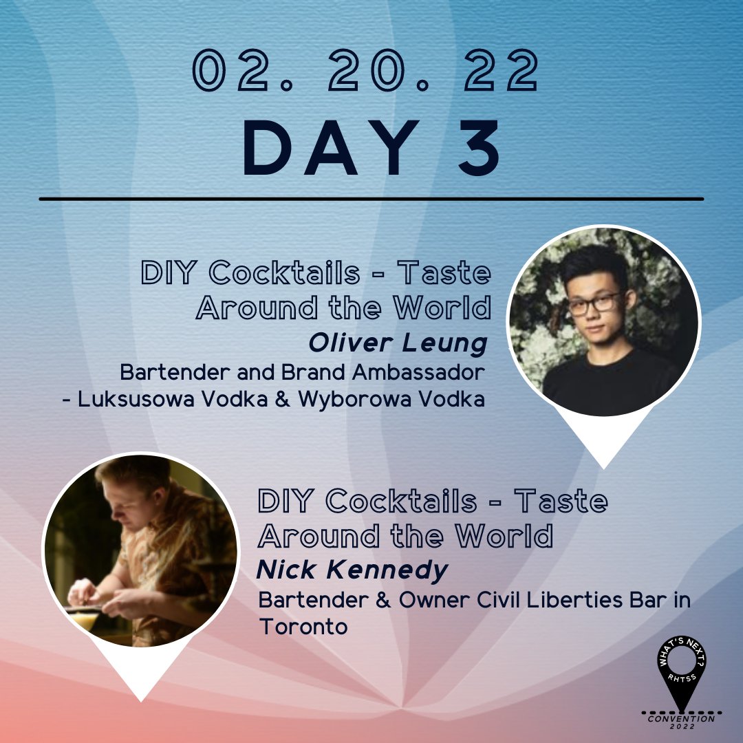 htssociety's tweet photo. ⭐ DAY 3 ⭐

Closing the day (and our 3 day convention) with DIY Cocktails demo! Try out the recipes while you hear about taste around the world🍹 https://t.co/DOPJg4DUr4