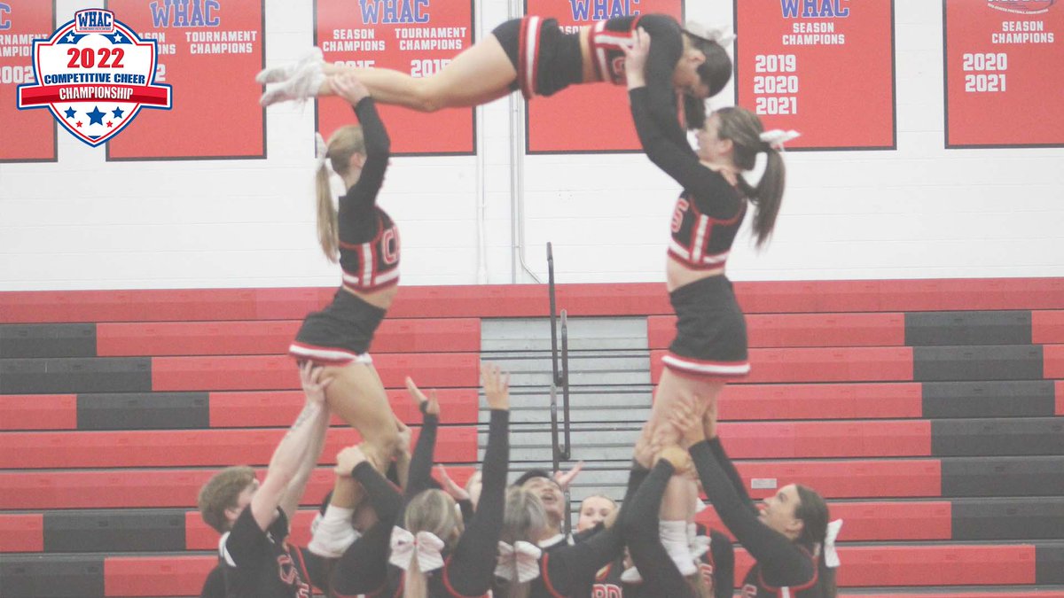 CUAACardinals's tweet photo. 📣WHAC PREVIEW📣

@CUAACheer looks to earn fourth consecutive conference title at WHAC Championship

📰: https://t.co/yIF8dubtrR https://t.co/WyQZ8cdbAm