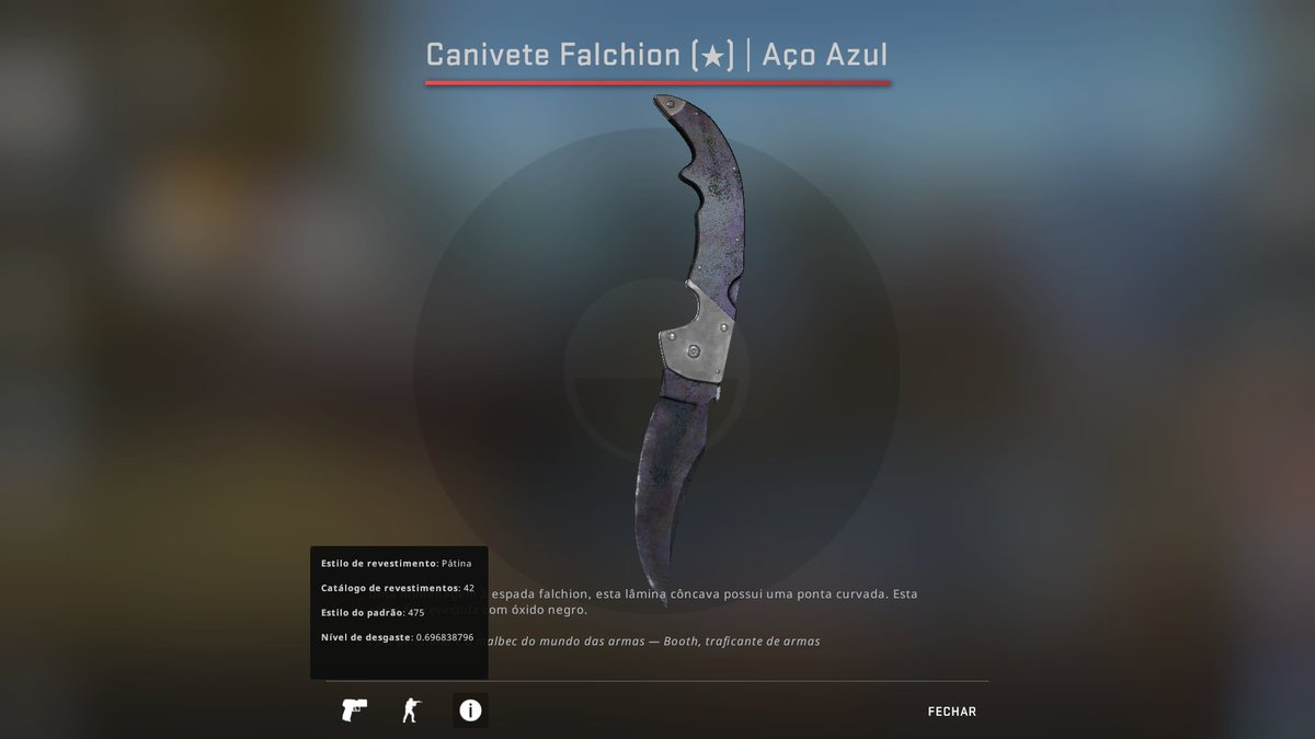 Foxer_JJ's tweet photo. Estou vendendo minha humilde faquinha no CS:GO. É uma Veterana de Guerra, mas bonita, como dá pra ver na imagem.

O motivo da venda é porque ainda está complicado por aqui só comigo empregado, então essa graninha vai ajudar demais.

Estou querendo R$ 410 nela. https://t.co/7cPANWV7h7