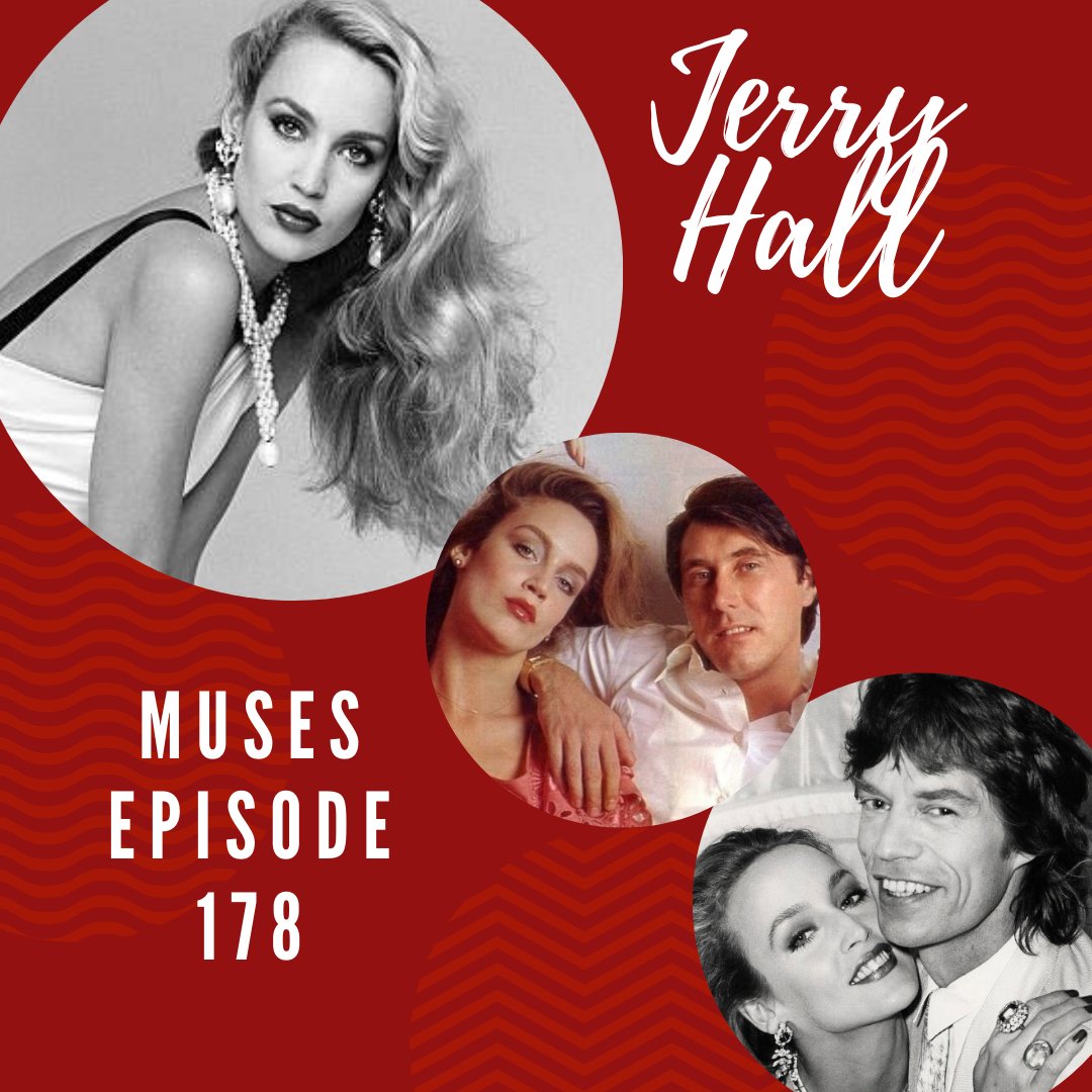 MusesPod's tweet image. After a two month break we are back at it and starting the year off with the life and career of one of the worlds most sought after supermodels, Jerry Hall. Listen where ever you get your podcasts!