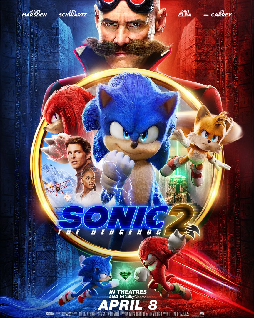 RK Play on X: Novo pôster do Sonic 2 o filme #SonicMovie2 Tô