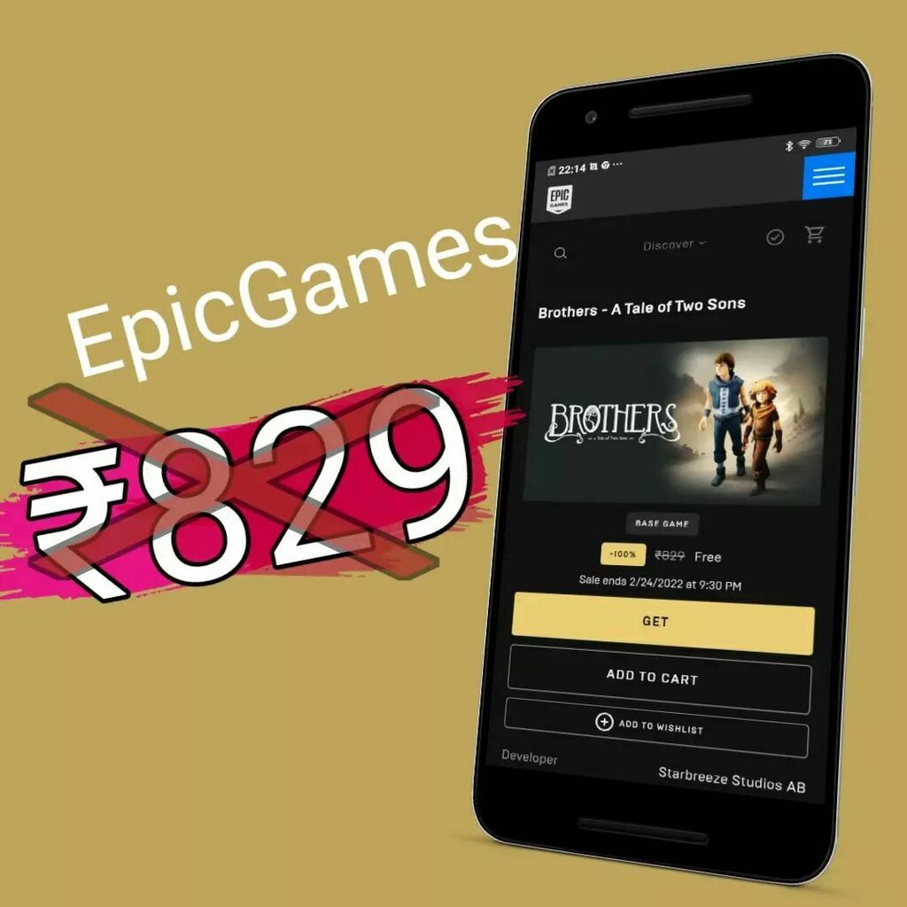 windowsgamesale's tweet photo. Brothers - A Tale of Two Sons
(BASE GAME)
₹829
-100% / Free
Sale ends 2/24/2022 at 9:30 PM

https://t.co/RUgTKSElGL

Developer
#StarbreezeStudiosAB

Publisher
#505Games

Release Date
02/17/22
Initial Release
09/03/13

Platform
#WindowsGame

Genres
#Adve… https://t.co/KpPBbZN3HT https://t.co/2v3LisN7xn