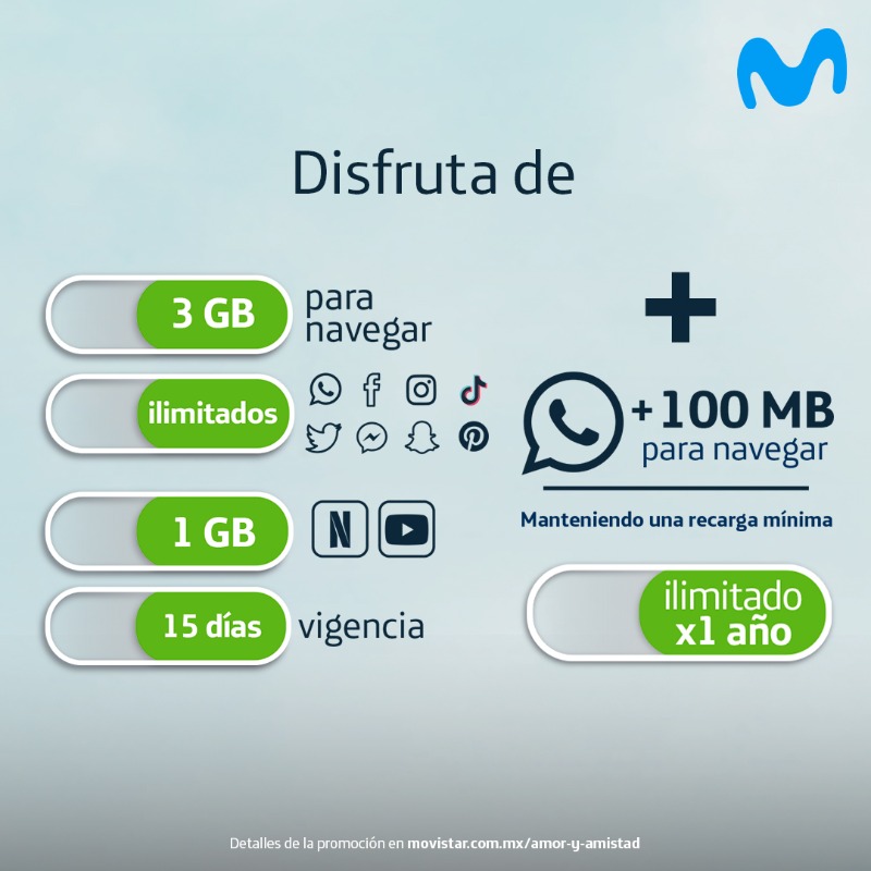MovistarMX's tweet photo. Da el sí 💗 y #DéjateQuerer por Movistar. Siente el #PoderDeElegir ahora: https://t.co/nObEdHPQLi