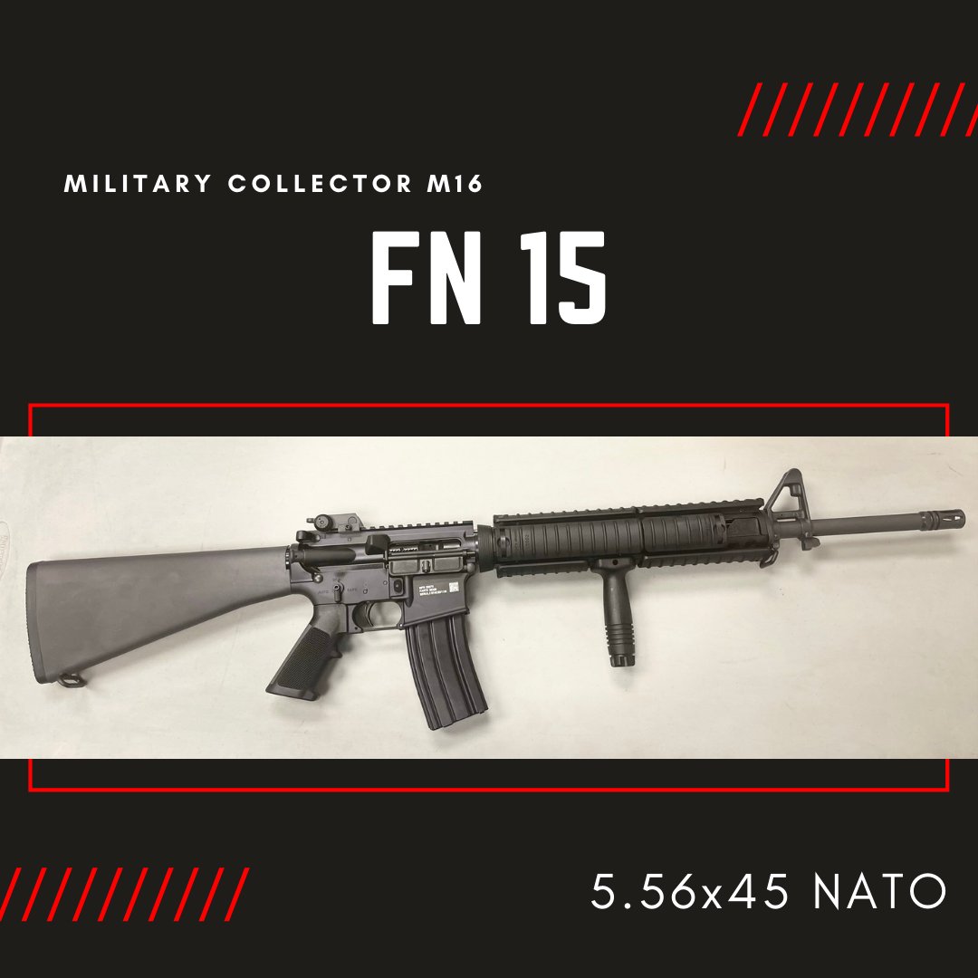 Are you looking for the ultimate 'this is what the military uses' rifle? The FN 15 Military Collector M16 semi-automatic is as good as it gets!

#fnrifle #fnamerica #fn15militarycollector #ar15 #556nato #rifle #ar15rifle #semiautomaticrifle #semiautomatic #fn15 #gunrange