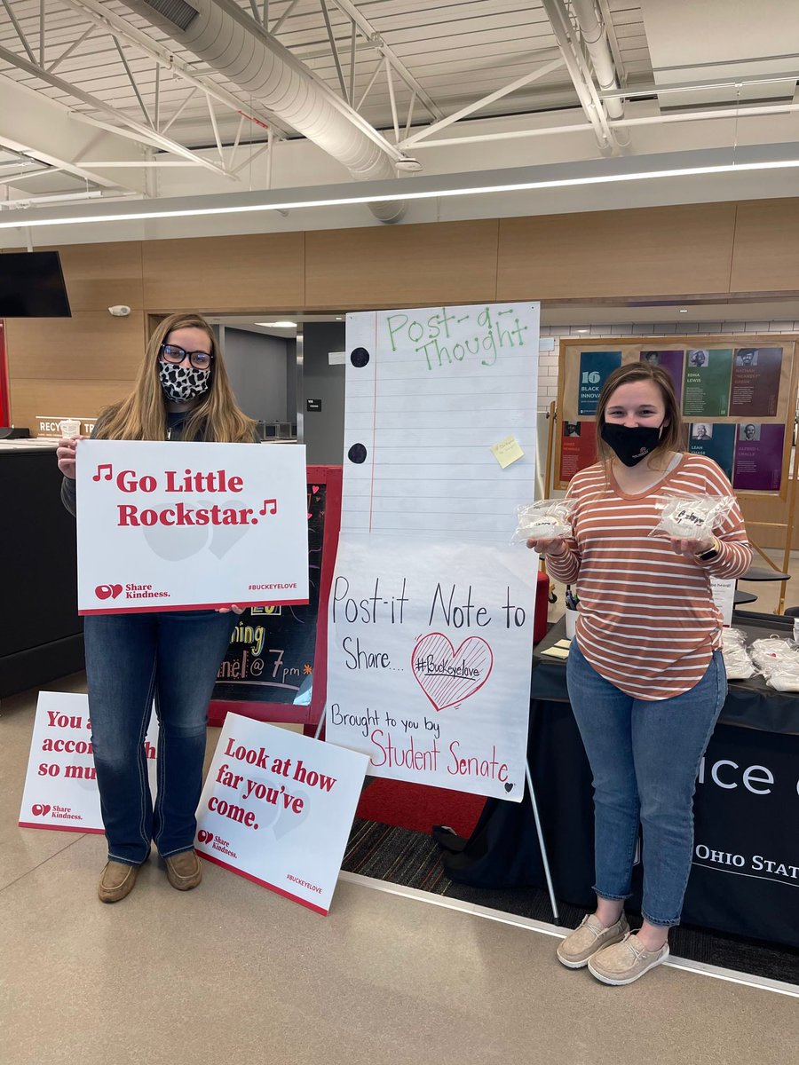 OhioStateLima's tweet photo. Happy Random Acts of Kindness Day, Buckeyes! Today we are spreading #BuckeyeLove across Lima, celebrating and surprising some of our community partners, St. Rita's Medical Center and @LimaMemorial, #OhioStateLima students, faculty, and staff with sweet treats! https://t.co/4pbWoYznpg