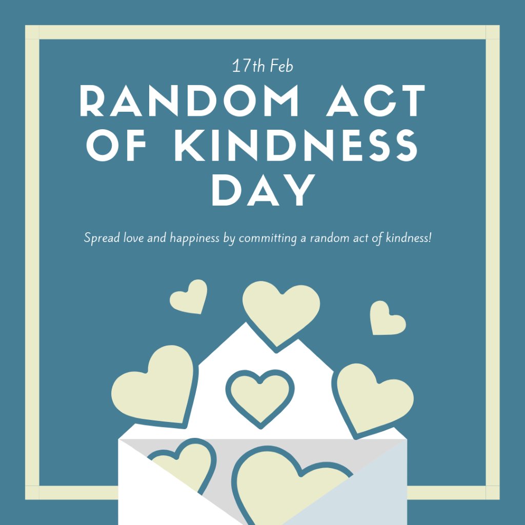 Today take the time to make someone's day. Small gestures go a long way.
<a href="/WFPSchools/">West Fargo Public Schools</a>  #DistrictOfChoice #kindness #weloveourstudents #LoveIsBlind