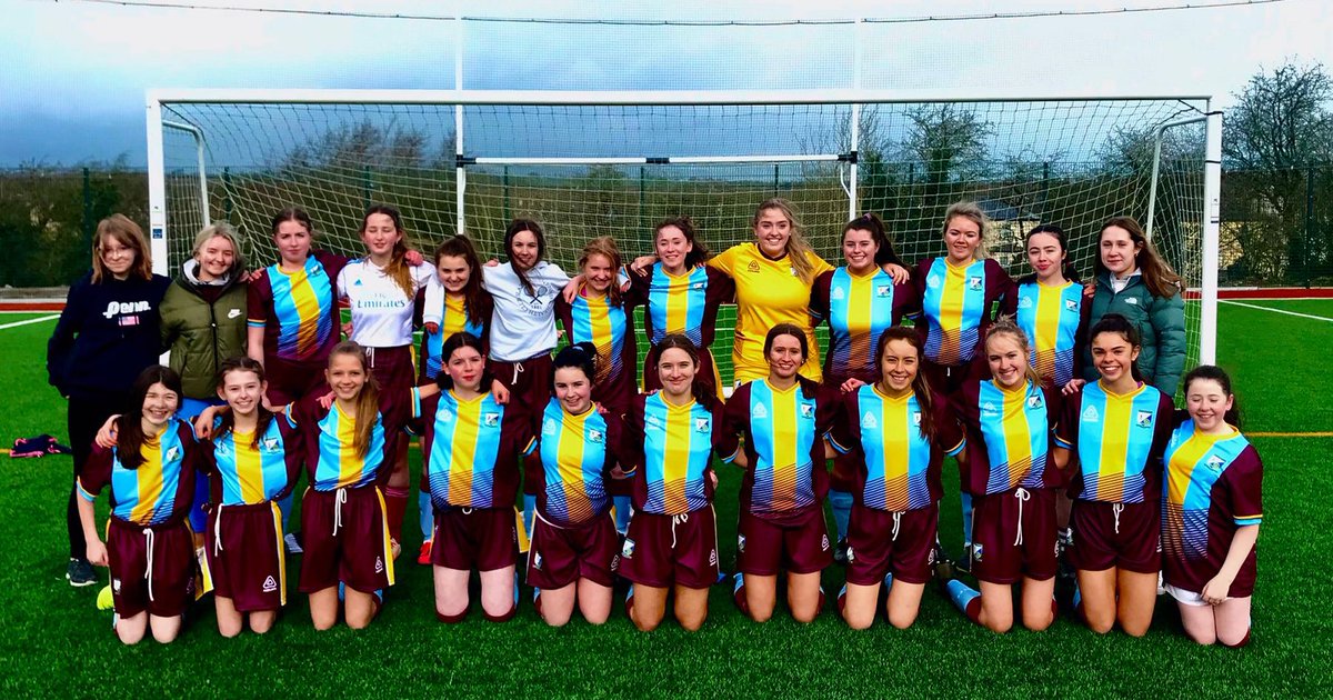 MillstreetCS's tweet photo. History-makers!Our 1st ever Girlsโ Soccer Team had their first match today @faischools New kit too!Great effort by the girls v @MounthawkMercy Some future #WNL stars here maybe?Sports for all in MCS #CanSeeCanBe @FAIWomen Thanks to Mr Healy & Ms English @millstreet_town @accsirl https://t.co/6b5hqmFdLa
