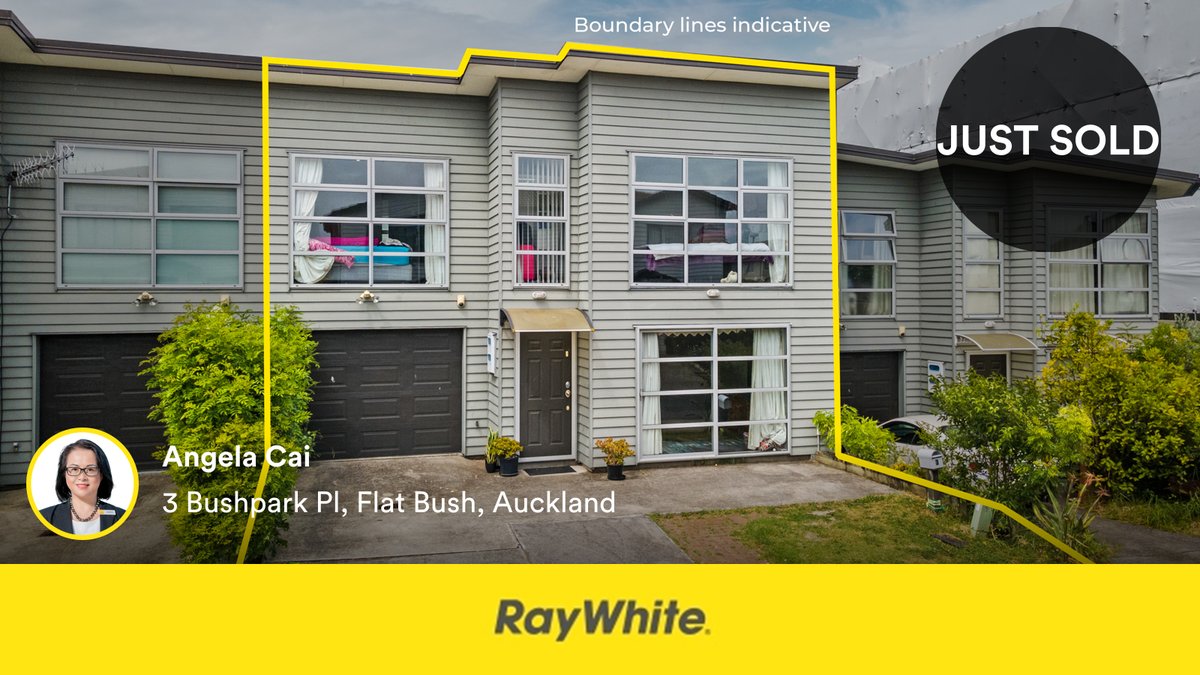 4 🛏 2 🛀 2 🚘
📍 3 Bushpark Pl, Flat Bush, Auckland

My latest sale on RateMyAgent
rma.reviews/LxIgFEwYotEU