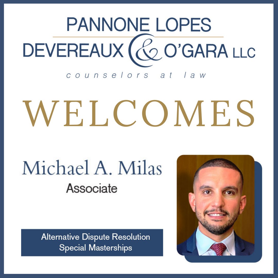 PLDOLLC's tweet photo. We are pleased to announce that Michael Milas has joined the PLDO Team as an Associate. https://t.co/9Oe3K2g8cy https://t.co/KGlEC58xsQ