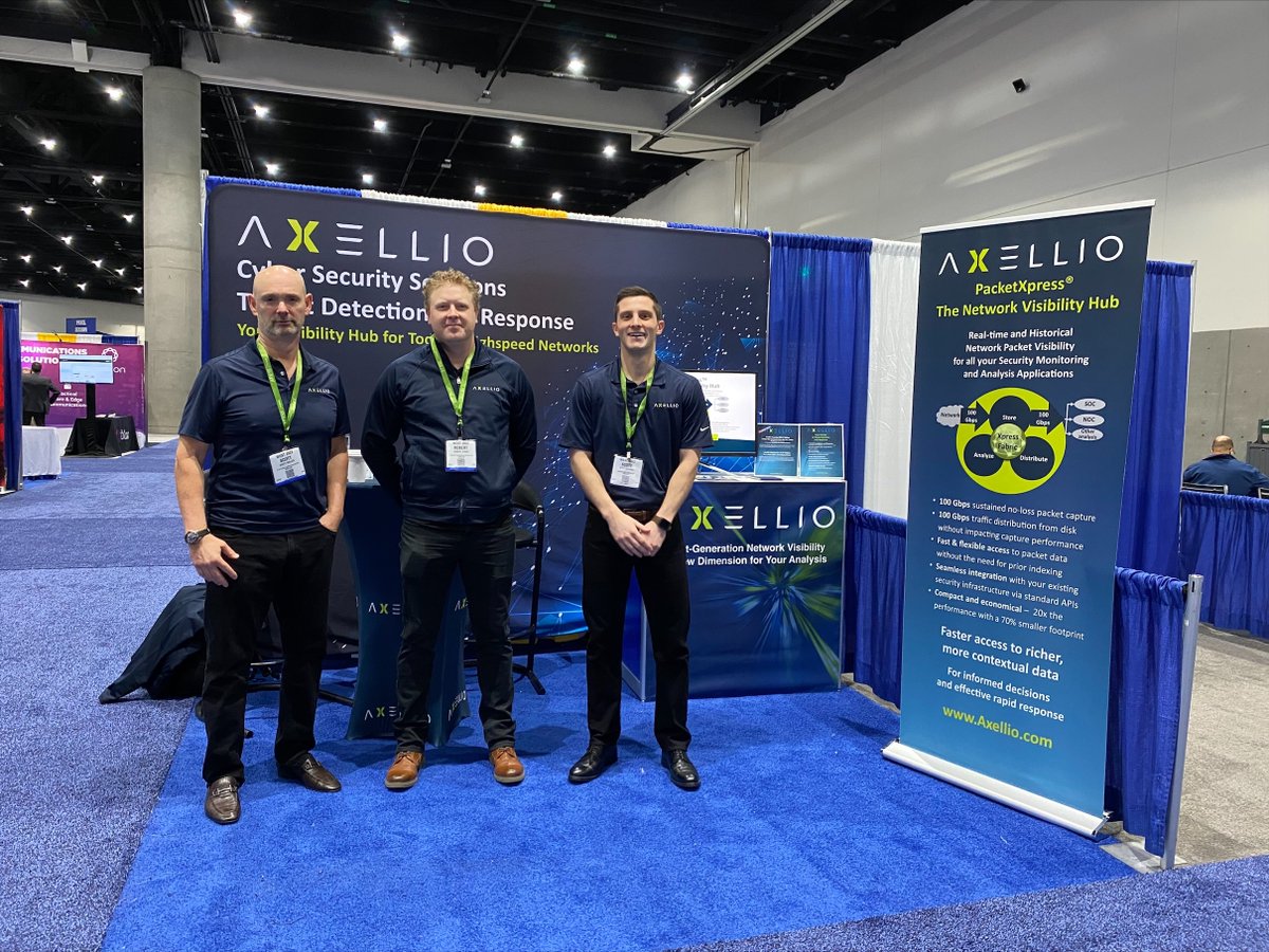 AxellioEdge's tweet image. We had a fantastic first day at the #West2022 Conference in San Diego, CA! Come see us present at the Innovation showcase today from 2:40 PM to 3:00 PM and learn more about how capturing #networkpackets can be the difference in you cyber security efforts.
hubs.li/Q014prSp0