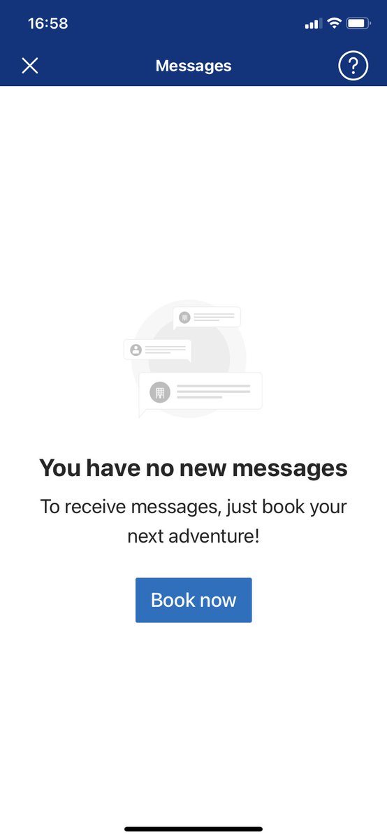Simply_Happy_1's tweet photo. Hi @bookingcom I’m receiving emails advising I have message but no messages showing either on my phone or desktop. I’ve a booking for this weekend and FAQ not helpful https://t.co/BA1Vbul67r