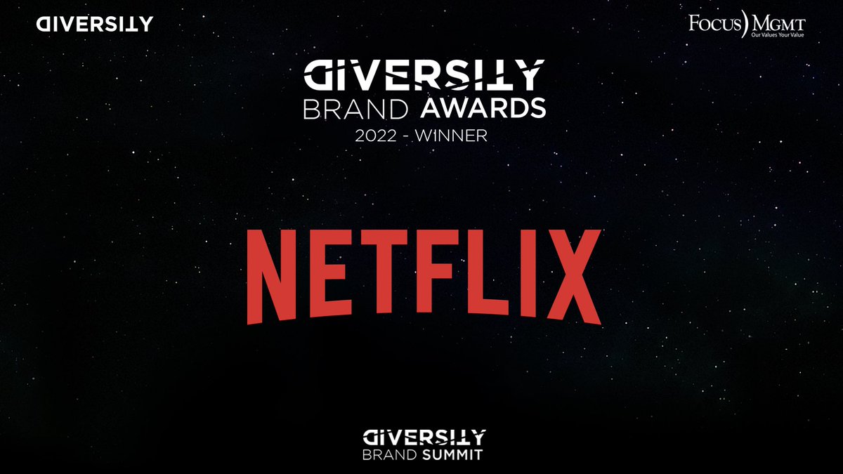 diversitylab's tweet photo. Congratulazioni @NetflixIT per aver vinto il Diversity Brand Award 2022 per la categoria Overall! 👏
#DiversityBrandSummit #DBS2022 #PlanetD https://t.co/hg6FobLVv2
