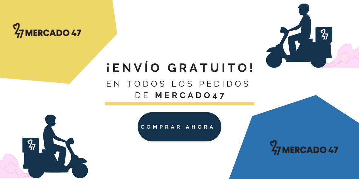 En Mercado47 seguimos con ENVÍO GRATUITO en todos los pedidos 🔥 - mailchi.mp/mercado47.com/…