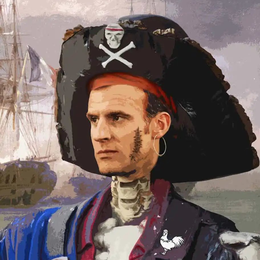 RealTruePirates's tweet photo. 𝘸𝘦 𝘱𝘳𝘦𝘴𝘦𝘯𝘵 𝘺𝘦'

🏴‍☠️𝐂𝐀𝐏'𝐍 𝐋𝐄 𝐂𝐀𝐏𝐈𝐓𝐀𝐈𝐍𝐄 𝐌𝐀𝐂🏴‍☠️

🦜 𝐿𝑒 𝑠𝑎𝑣𝑎𝑔𝑒 𝐶𝑎𝑝𝑖𝑡𝑎𝑛 𝑜𝑓 𝑎 𝐹𝑟𝑖𝑔𝑎𝑡𝑒 𝑡ℎ𝑎𝑡 𝑟𝑢𝑙𝑒𝑠 𝐿𝑎 𝑀𝑎𝑛𝑐ℎ𝑒 𝑒𝑡 𝐿𝑒 𝐺𝑜𝑙𝑓 𝑑𝑒 𝐺𝑎𝑠𝑐𝑜𝑔𝑛𝑒.

0.1 Ξ on Polygon
@opensea

https://t.co/ymojbwi3LL

#nftstory #NFT https://t.co/vEyFfguEQS