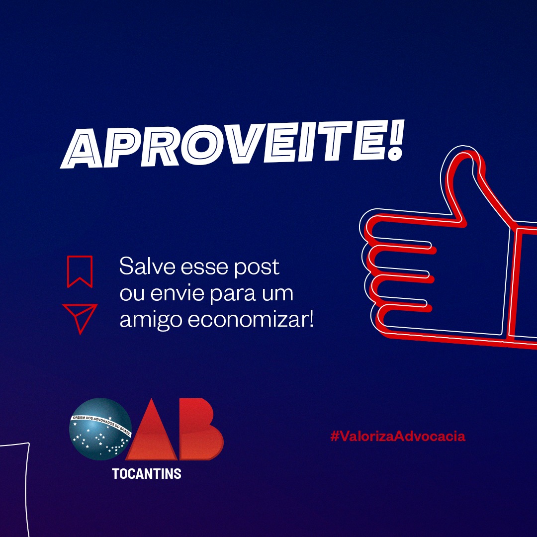 ANUIDADE: DESCONTÃO PARA JOVEM ADVOCACIA ⚖👩🏾‍💼🧑🏻‍💼

A OAB/TO tem descontos especiais para quem está iniciando na advocacia. Aproveite!

➡️ Veja mais detalhes na matéria
bit.ly/3sQv8FA

*Via ASCOM OAB/TO*