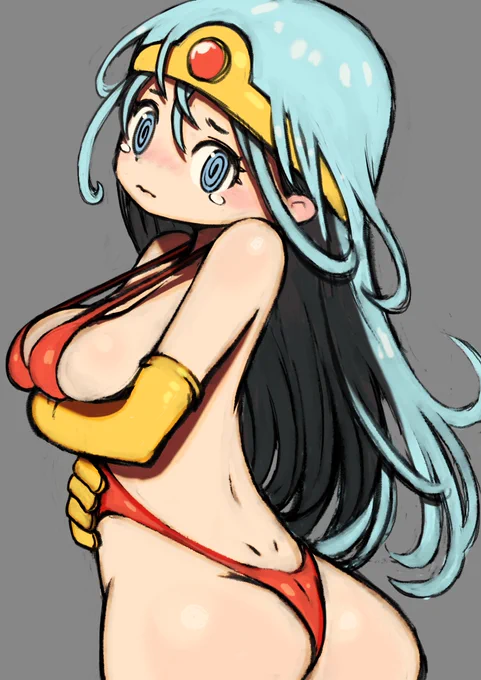 あぶなかったりあぶなくなかったり。 #くそ寒いので水着絵を貼る 