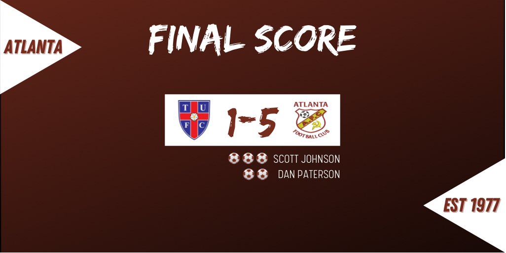 𝐅𝐮𝐥𝐥 𝐓𝐢𝐦𝐞 | An eighth consecutive away game for the Maroons ends with a 5-1 victory. 

Up Next:

🆚 Bishopthorpe CFC
🏆 Senior Cup - Quarter Final
🗓 Sunday 27th February
🏟 Village Hall
⏰ 10:30 KO

👕 Home Kit Sponsor: J Fall Electrical
👕 Away Kit Sponsor: <a href="/Upper90Tips/">Upper 90 Tips</a>