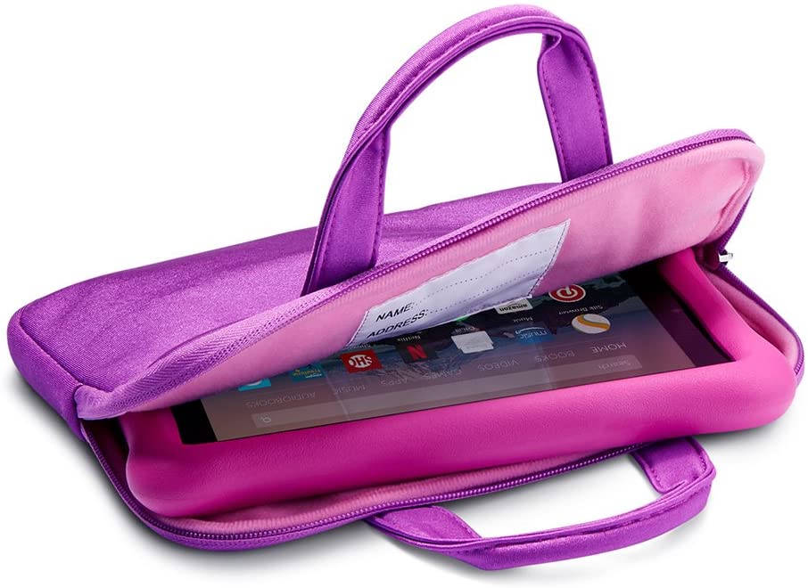 onlinework78's tweet photo. NuPro Zipper Sleeve for all versions of Fire Kids Edition 7" or 8" Tablets, Purple/Pink   https://t.co/xdpCpATDqq https://t.co/Q94nzLyFci