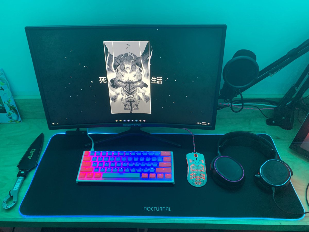 🚨Check out this RGB Mousepad🚨

Another user has added Nocturnal to their setup:

Looks AMAZING

What’s your RGB color of choice?