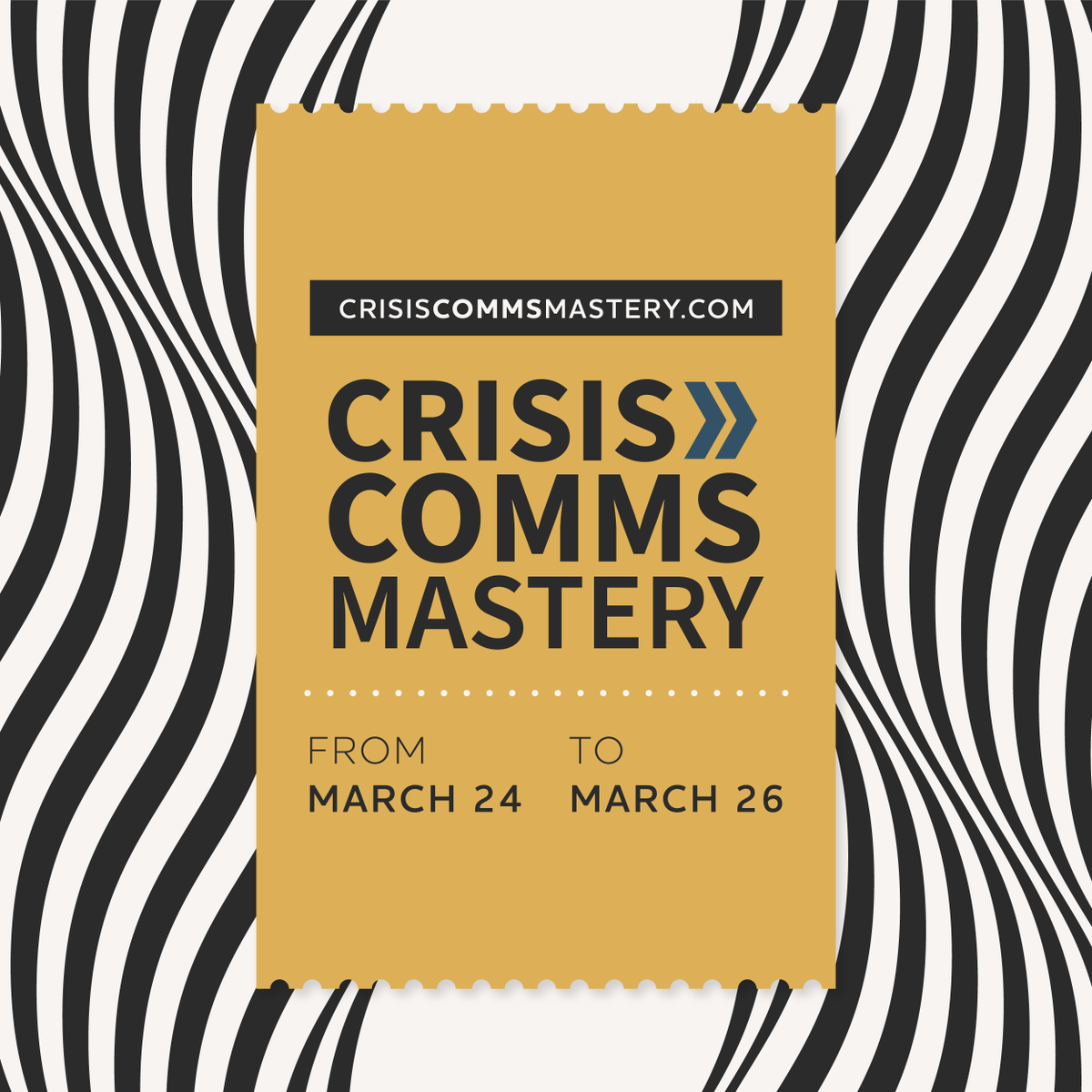 AgilityPRS's tweet photo. The #CrisisCommsMastery virtual summit is back for its second year! 🎉 Join us, your peers, and our lineup of world-class crisis comms experts for three days of free learning. Register today and log in starting March 24. https://t.co/eaGZFmIIqA https://t.co/SCTqgs01aw