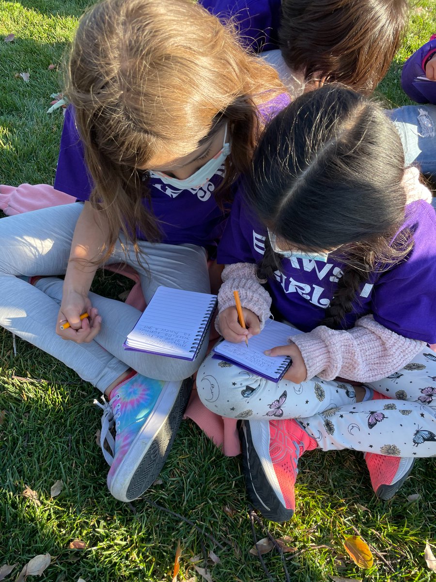 BAWSI's tweet photo. Week 1 of BAWSI Girls consists of playing pedometer games, having a t-shirt relay, &amp; learning about the Word of the Week.
 
Pictured here, two 2nd graders are helping each other write the word &amp; definition in their journals. This is what teamwork is all about!
  
#ChooseToMatter https://t.co/myutYDMoyw