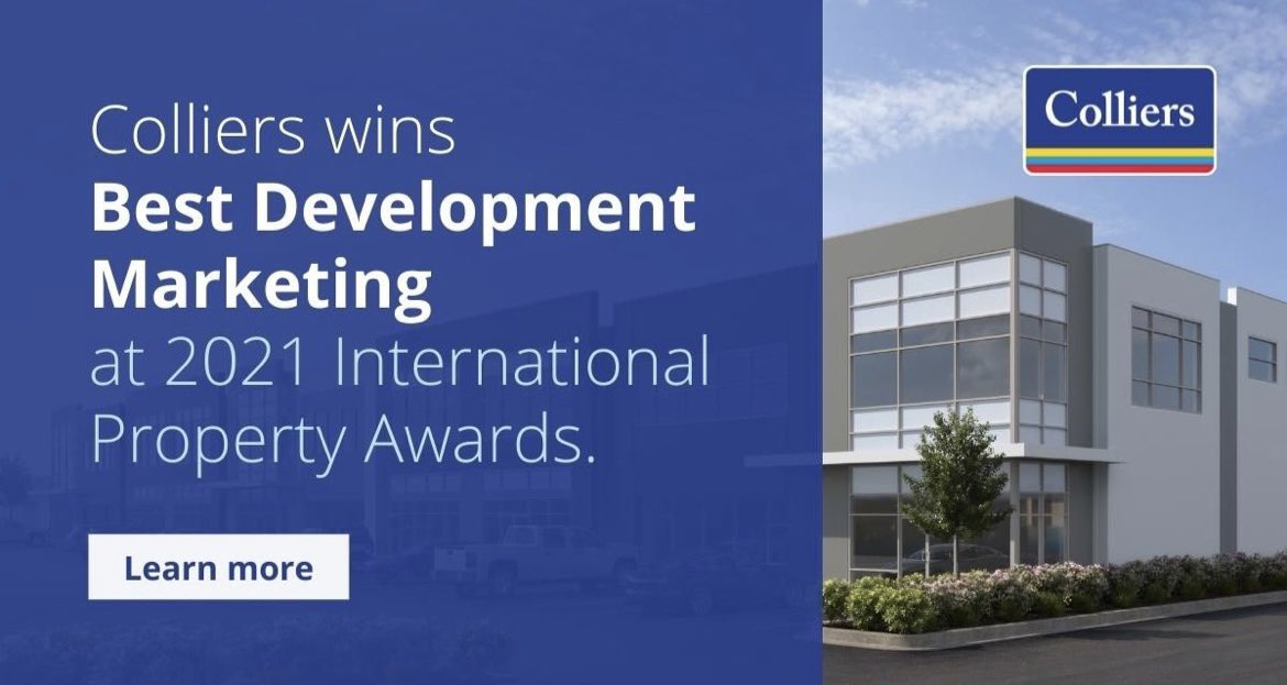 thisis_sar's tweet photo. Another win in the books! 🙌 The International Property Awards honoured @collierscanada with the Best Development Marketing, Canada distinction for King Business Park, a project by Cedar Coast, a Vancouver-based real estate development and investment firm. #realestate #marketing https://t.co/u7E3QuxxqM