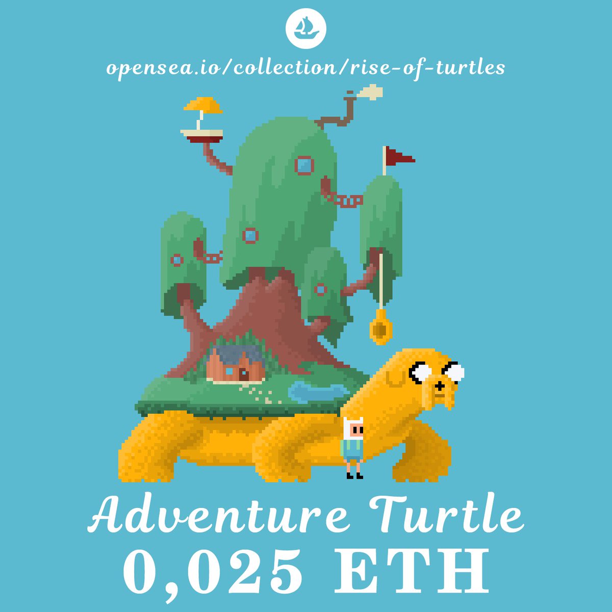 riseofturtles's tweet photo. Who's up for new adventures? #opensea #BTC #NFTs #nftartist #cryptoart https://t.co/CBmlAQqzJF