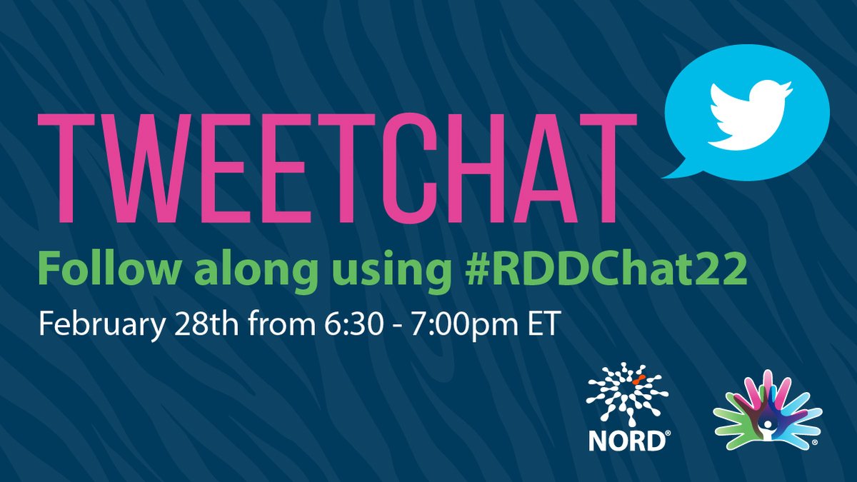 RareDiseases's tweet photo. Join the #RareDisease community for a tweetchat featuring your favorite physicians talking #RareDiseaseDay, the patient/physician connection &amp; more! Follow NORD’s Twitter or #RDDChat22 between 6:30-7:00pm ET Monday, February 28, 2022. https://t.co/eQuZzD5ezE