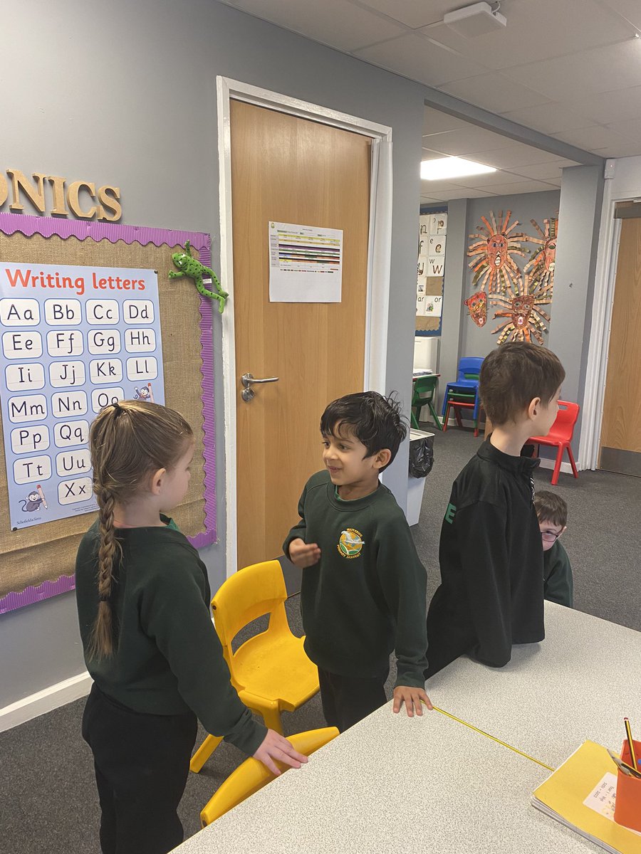 Wye_WPA's tweet image. Today in maths we were comparing heights, everyone thought they were the tallest! #WatersideMaths