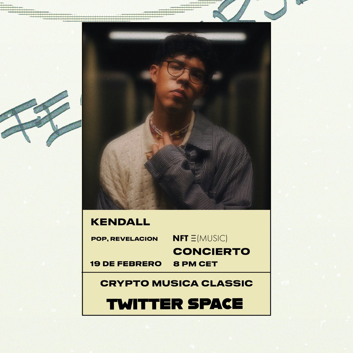Con el concierto acústico del artista revelación de Costa Rica Kendall Peña <a href="/Ken_apf/">Kendall Peña</a> 

#NFTMusic