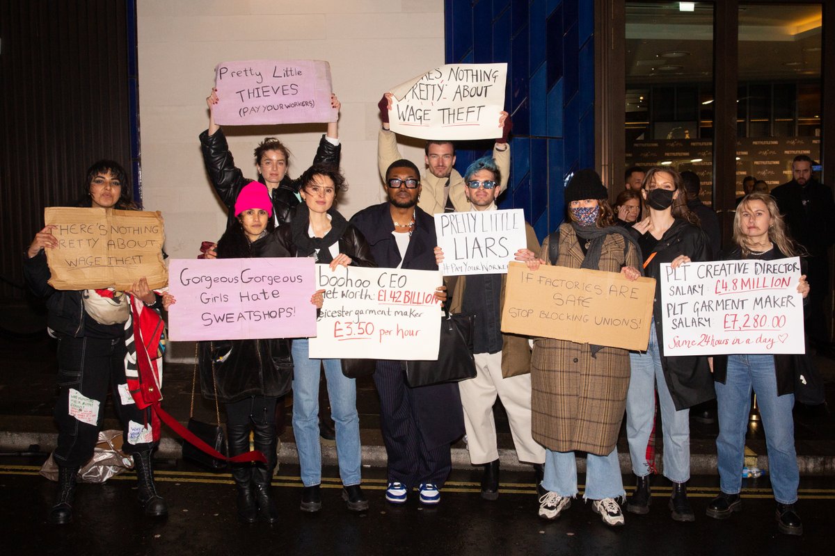 “Another lady said: ‘I worked at the same factory and they deducted £70 from my salary.’ A third said: ‘I was working at that factory. I challenged the owner… He threatened me in the middle of the floor, saying: I’ll beat you here..." accounts of garment workers in Leicester.