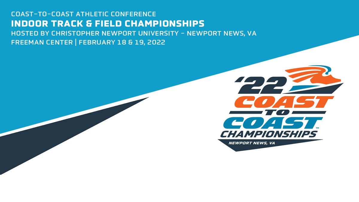 #C2CTF: The 2022 C2C Indoor Track &amp; Field Championships Begin Friday in Newport News!

➡️ C2CSports.com/TF

#C2CSports // #Dare2Prepare