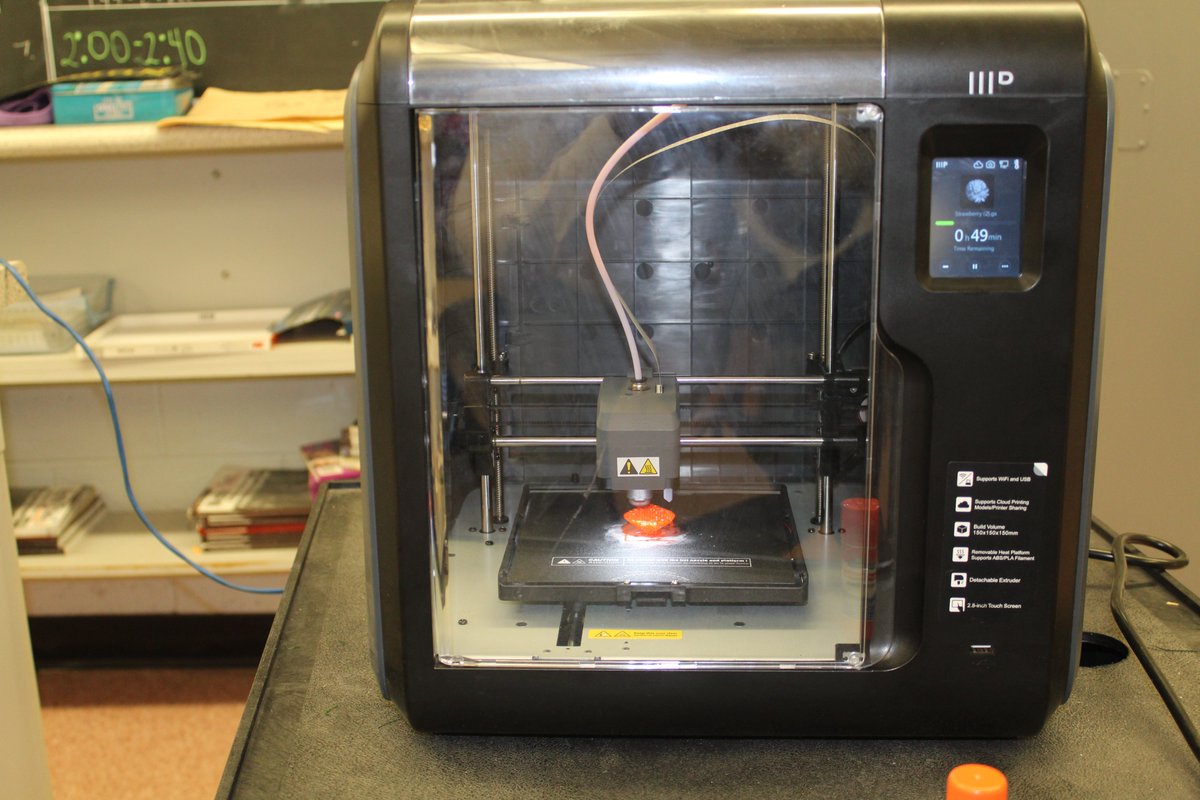 Exploring with the 3-D printer.