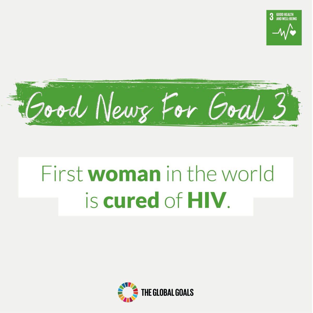 Good news for #Goal3! 💚

The first-ever woman has been ‘cured’ of HIV after a stem cell transplant.  
 
The treatment, currently used for select patients, will help scientists understand the components of a more viable, safer cure.🙌🏽

🔗Read more here: independent.co.uk/news/science/h…