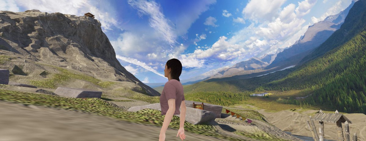 Spatial_io's tweet photo. 🌄Are you at #ETHDenver2022?🪙👀 

So are @jasteinerman and @therealestjlo, look for them frolicking in the mountains (conference center)! 👯‍♂️

wherever you are, you can always meet up with friends to take a hike through Spatial! https://t.co/i2bHKKNWPb