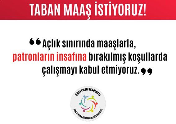 TugbaYular1's tweet photo. #ÖğretmeneTabanMaaş https://t.co/dUUKV3COTG
