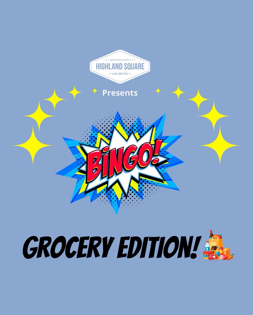 HighlandSquareO's tweet photo. Free today at 5pm👀? Come to the office to play GROCERY BINGO with us today in the Clubhouse🤩🏆! We will be giving away some groceries and household supplies that you will LOVE💘. 

#livebetter☺️❤️️ #livehighlandsquare🏠 https://t.co/iPE0FMVwUa