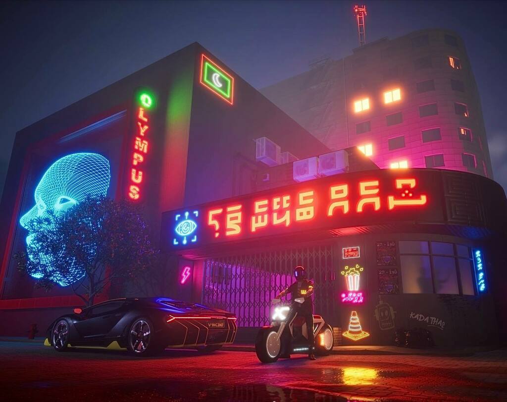 life_rendered's tweet photo. Cyber male city

Recreation one of the oldest cinema in my town in a cyberpunk theme.
.
.
.
.
.
#cyberpunk #city #buildings #neon #neocity #kitbash #unrealengine5 #realtimerender #raytraced #night #3d #3dart #render #3dmodel #graphicdesign #cgi #sculptin… https://t.co/hTx6hEYIO3 https://t.co/hdr2iY0a1c