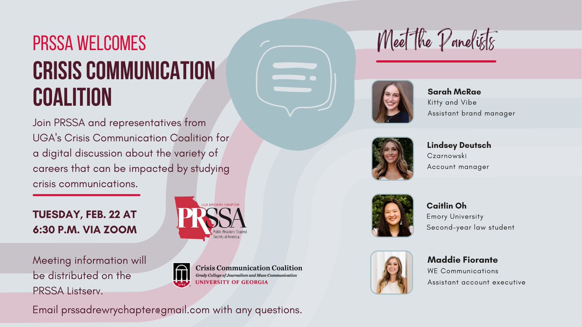 UGA Crisis Communication Think Tank tweet media