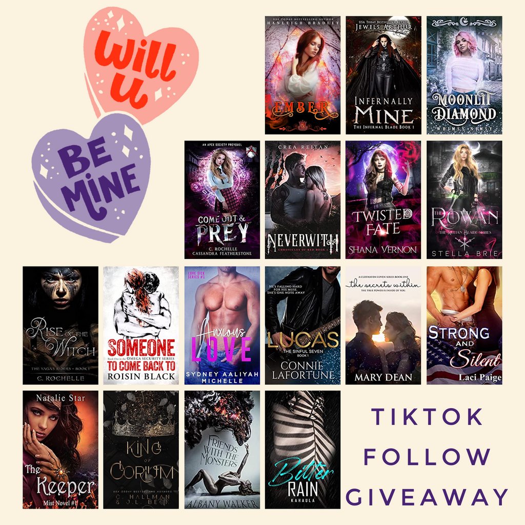 stella_brie's tweet photo. TikTok 𝔽𝕠𝕝𝕝𝕠𝕨 𝔾𝕚𝕧𝕖𝕒𝕨𝕒𝕪
Win 17 #romance #ebooks from 17 awesome #authors!
ENTER NOW - https://t.co/N94zuKhr63
#ReaderGiveaway https://t.co/KOIzUL7Ejf