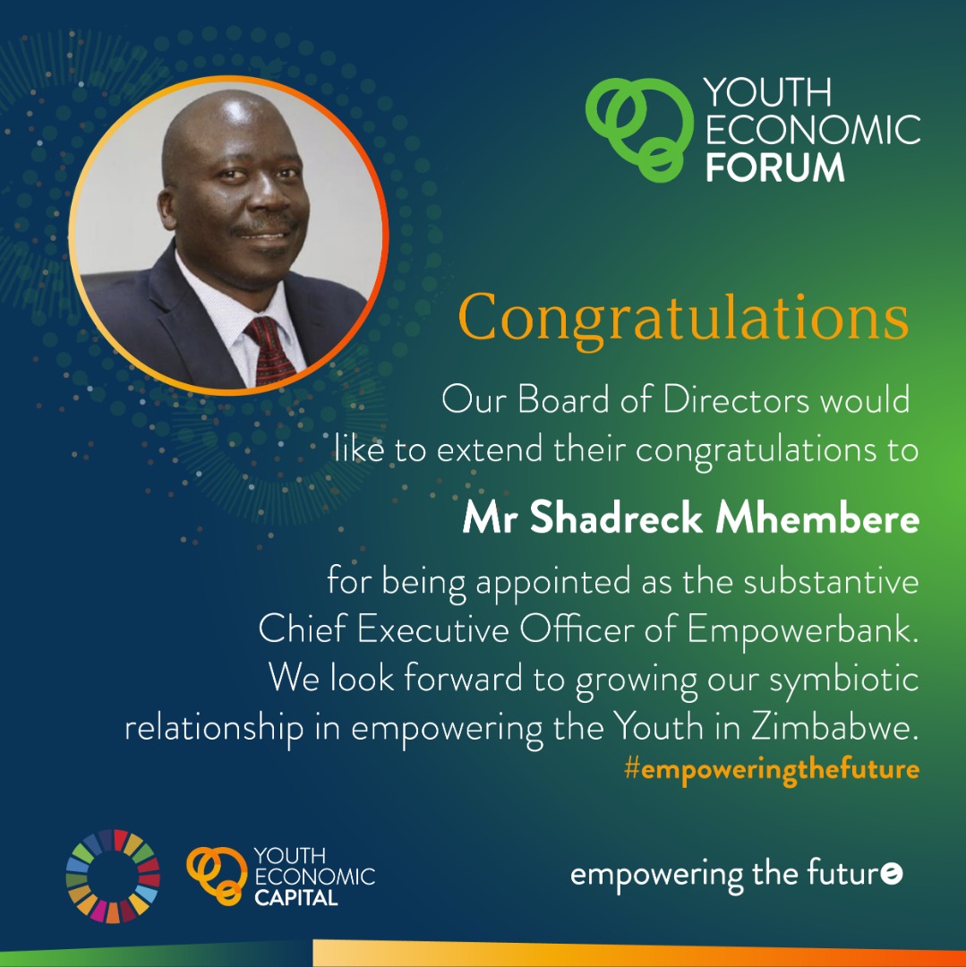 We would like to say Congratulations to Mr  Shadreck Mhembere for being appointed as the substantive Chief Executive Officer of <a href="/bank_empower/">EmpowerBank</a>!