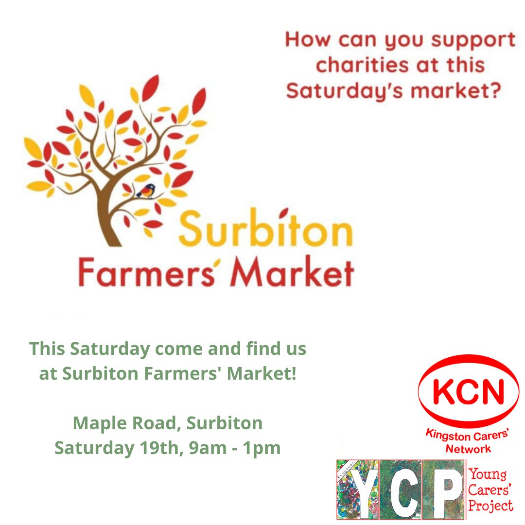 We'll have our own stall with cakes, biscuits and other yummy treats to raise funds for the Young Carers’ Project and would love to see some of you pop along and say hello to us! 🧁