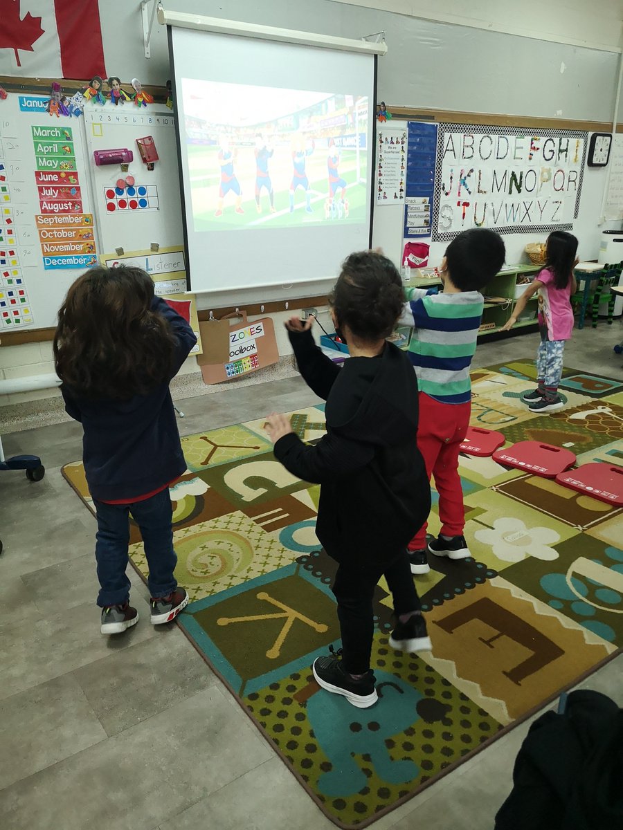 Indoor recess means "Just Dance"! (Mrs. Feenstra takes it very seriously.) <a href="/LordStrath_LDSB/">Lord Strathcona PS</a> <a href="/raven_LDSB/">Ms. Raven's Class</a>