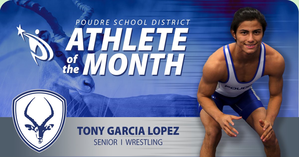 Tony Garcia Lopez is a leader of the Poudre High School wrestling team. "He is a mentor to the younger guys on the team," said Barrett Golyer, <a href="/impalatweets/">Poudre High School</a> wrestling coach. "We are looking forward to great things from Tony both on/off the mat this year."

#PSDproud #PSDathletics