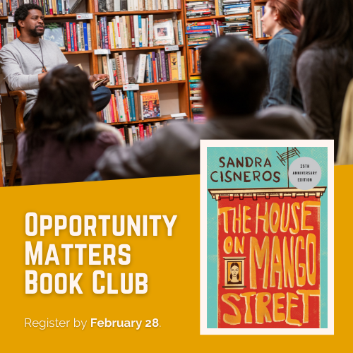 COETalk's tweet image. COE invites TRIO programs to form local #OpportunityMattersBookClub chapters to engage students in discussions about how their lives are reflected in literature. Register your club before 2/28 here: bit.ly/331FrxQ #TRIOworks