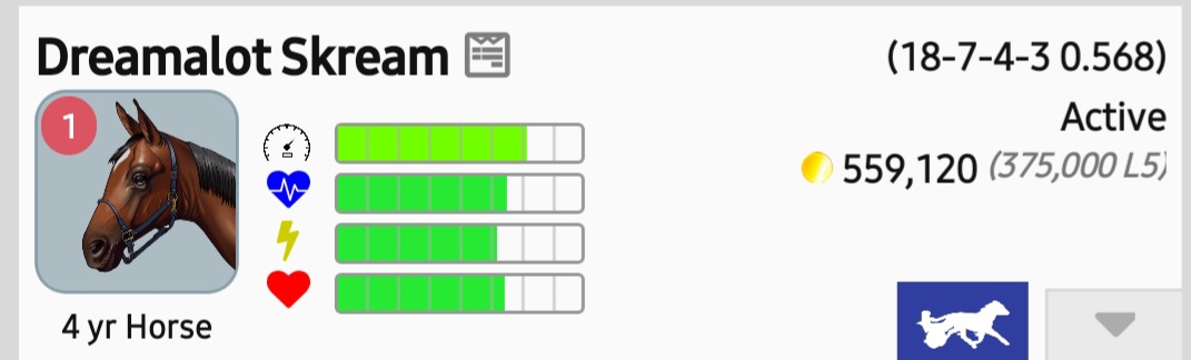 Dreamalot Stables tweet media